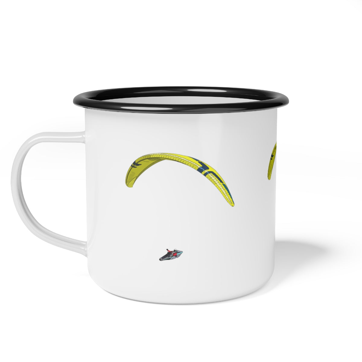 Yellow Paraglider Mug