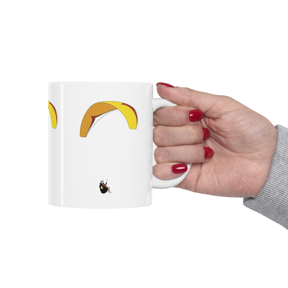 Yellow Paraglider Mug