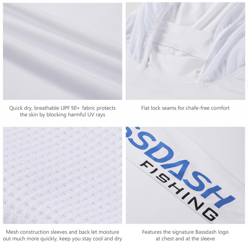 Buy BASSDASHFishing T Shirts for Men UV Sun Protection UPF 50+ Long Sleeve  Tee T-Shirt Online at desertcartINDIA
