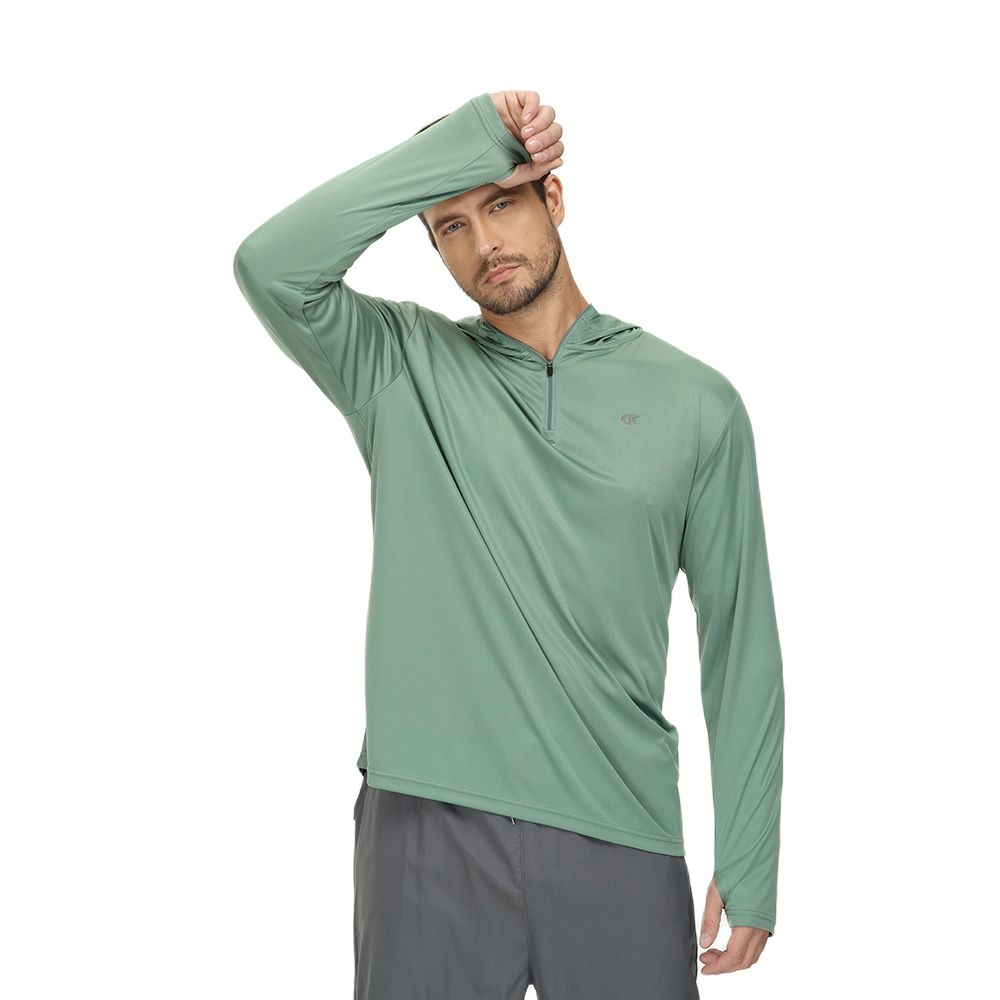 Men's Long Sleeve Swim Shirts Rashguard Upf 50+ Uv Sun Protection Shirt  Athletic Workout Running Hiking T-shirt Swimwear
