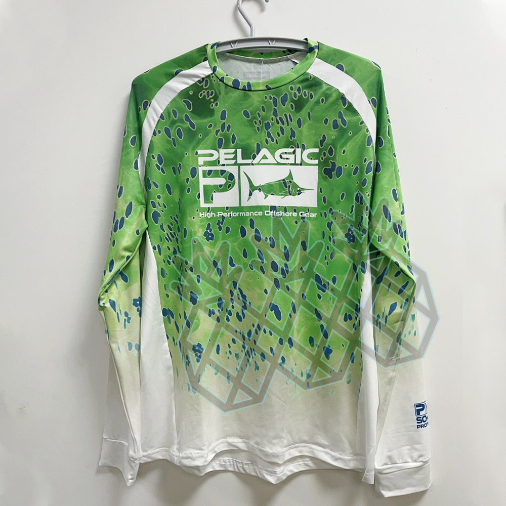 Pelagic Fishing Shirt Summer Long Sleeve UPF 50+ Quick Dry