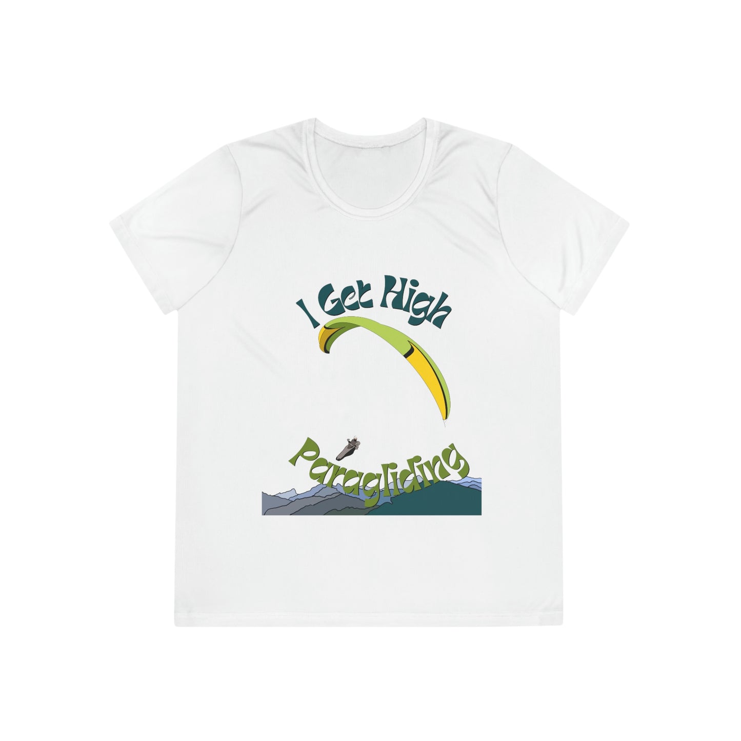 Get High Paragliding - Ladies Competitor Tee