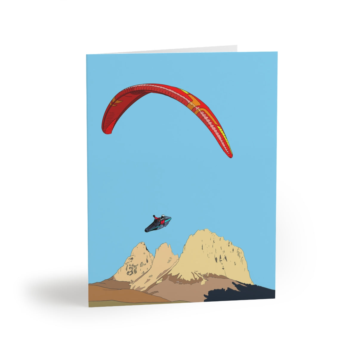 Paragliding Greeting cards (8, 16, and 24 pcs)