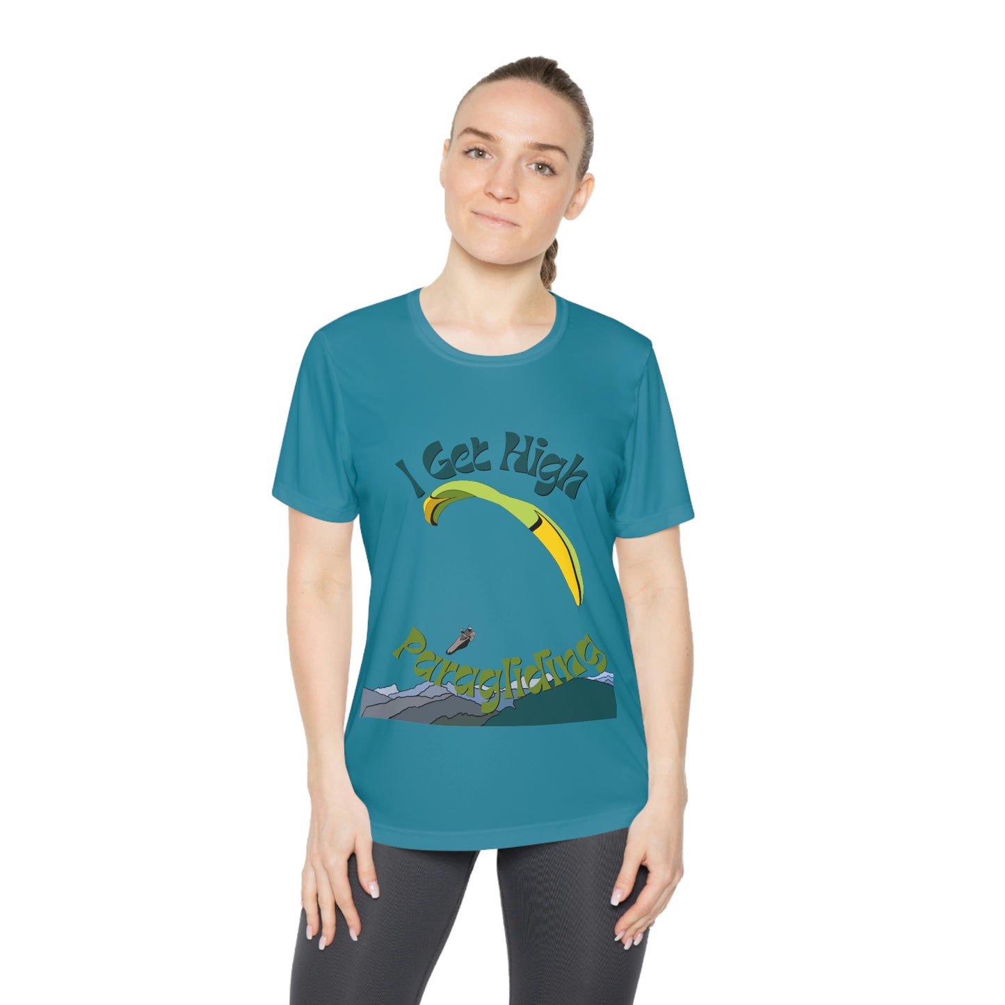 Get High Paragliding - Ladies Competitor Tee