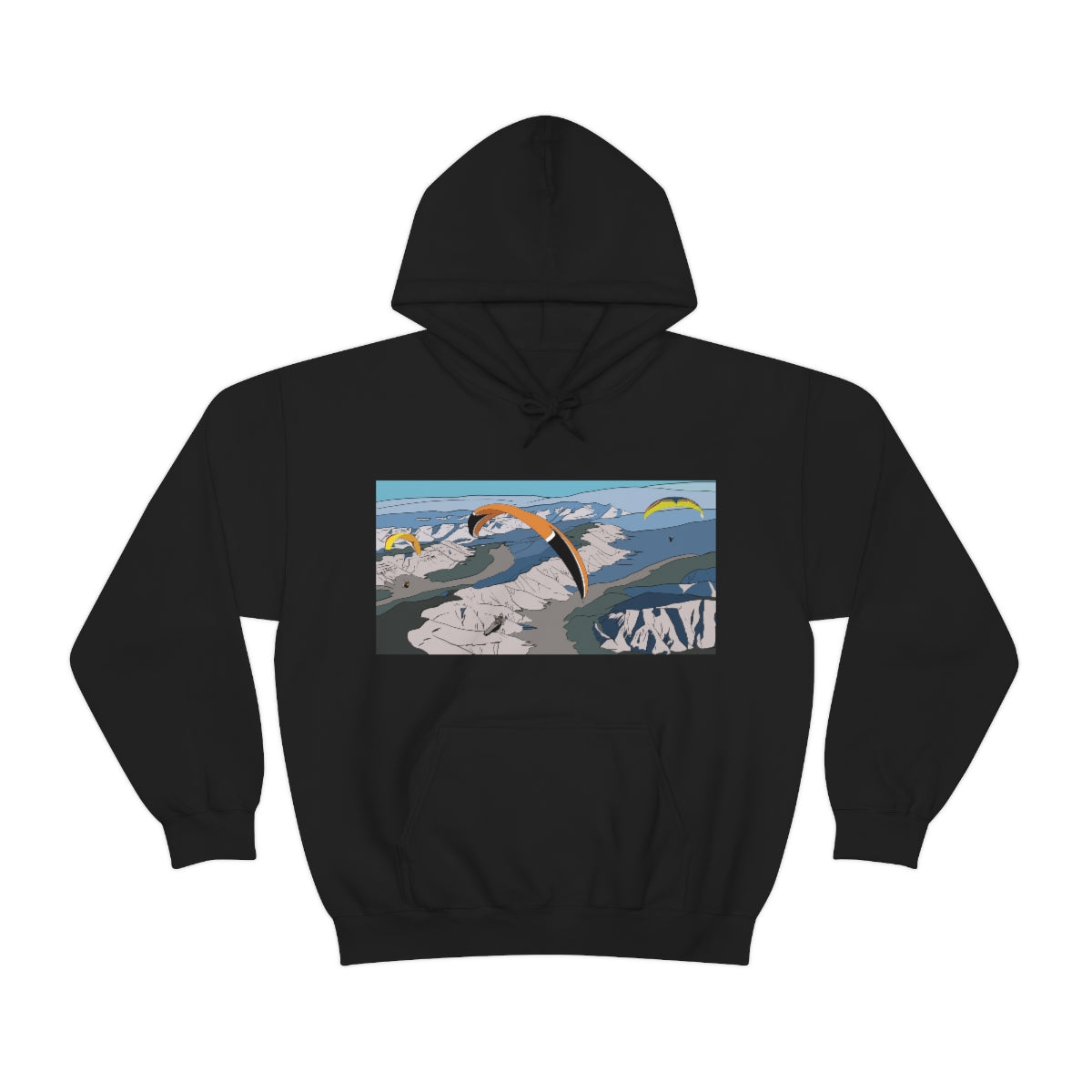 Paragliding Hooded Sweatshirt - Unisex Heavy Blend™