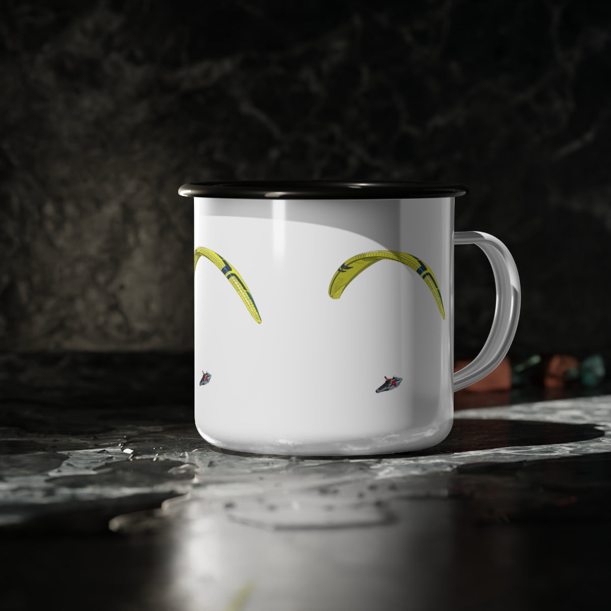 Yellow Paraglider Mug