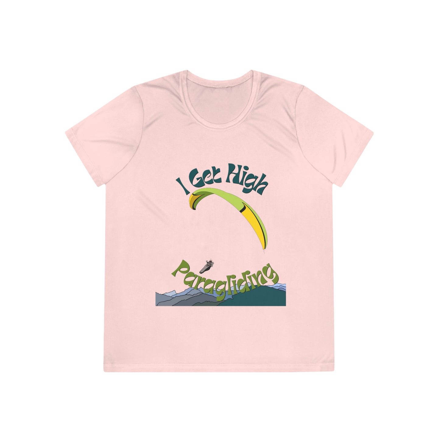 Get High Paragliding - Ladies Competitor Tee