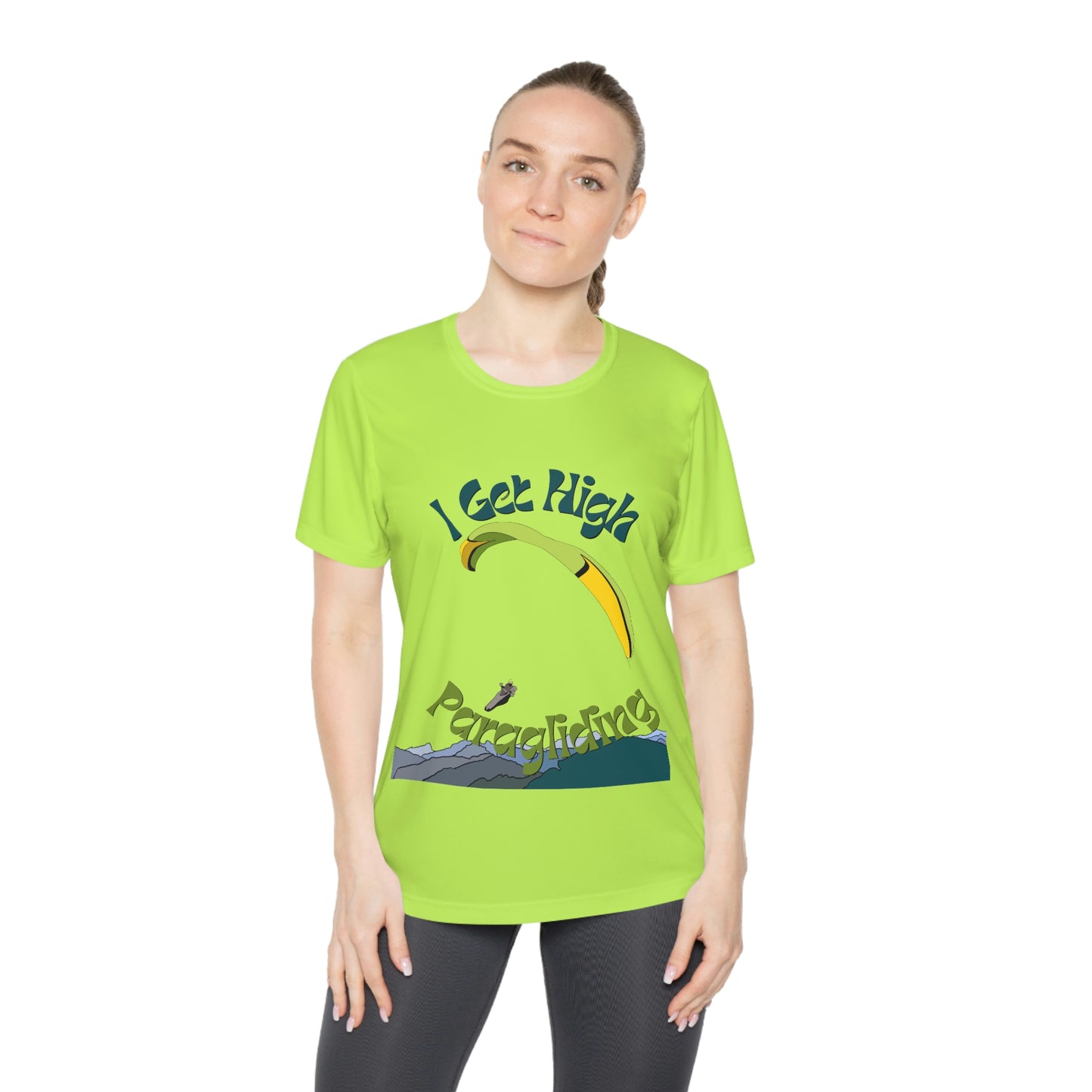 Get High Paragliding - Ladies Competitor Tee