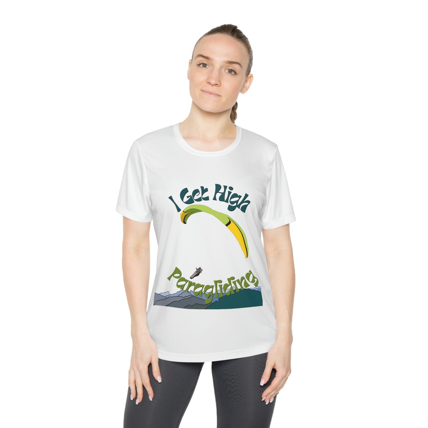 Get High Paragliding - Ladies Competitor Tee