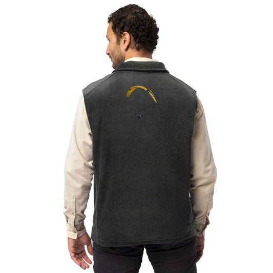 Men’s Columbia fleece vest - Yellow Paraglider