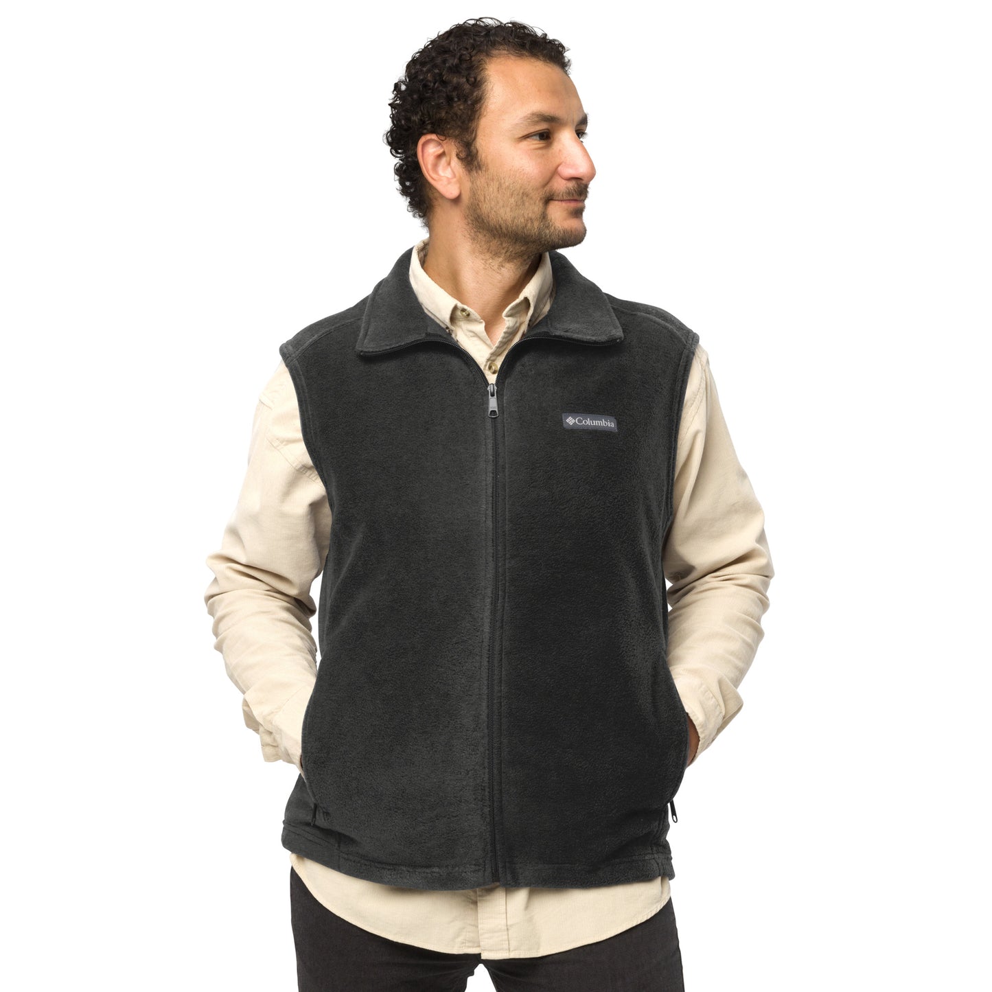 Men’s Columbia fleece vest - Yellow Paraglider