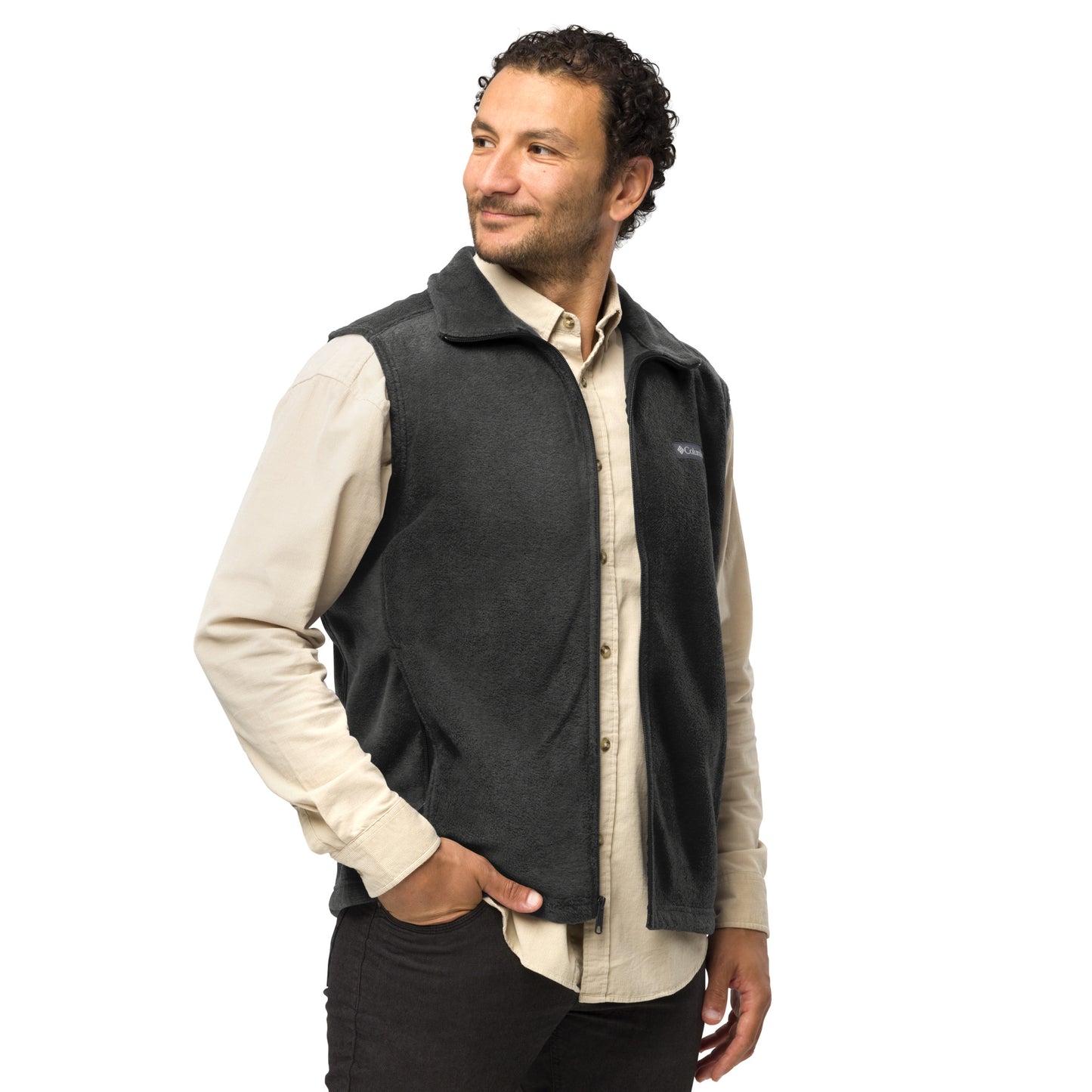 Men’s Columbia fleece vest - Yellow Paraglider