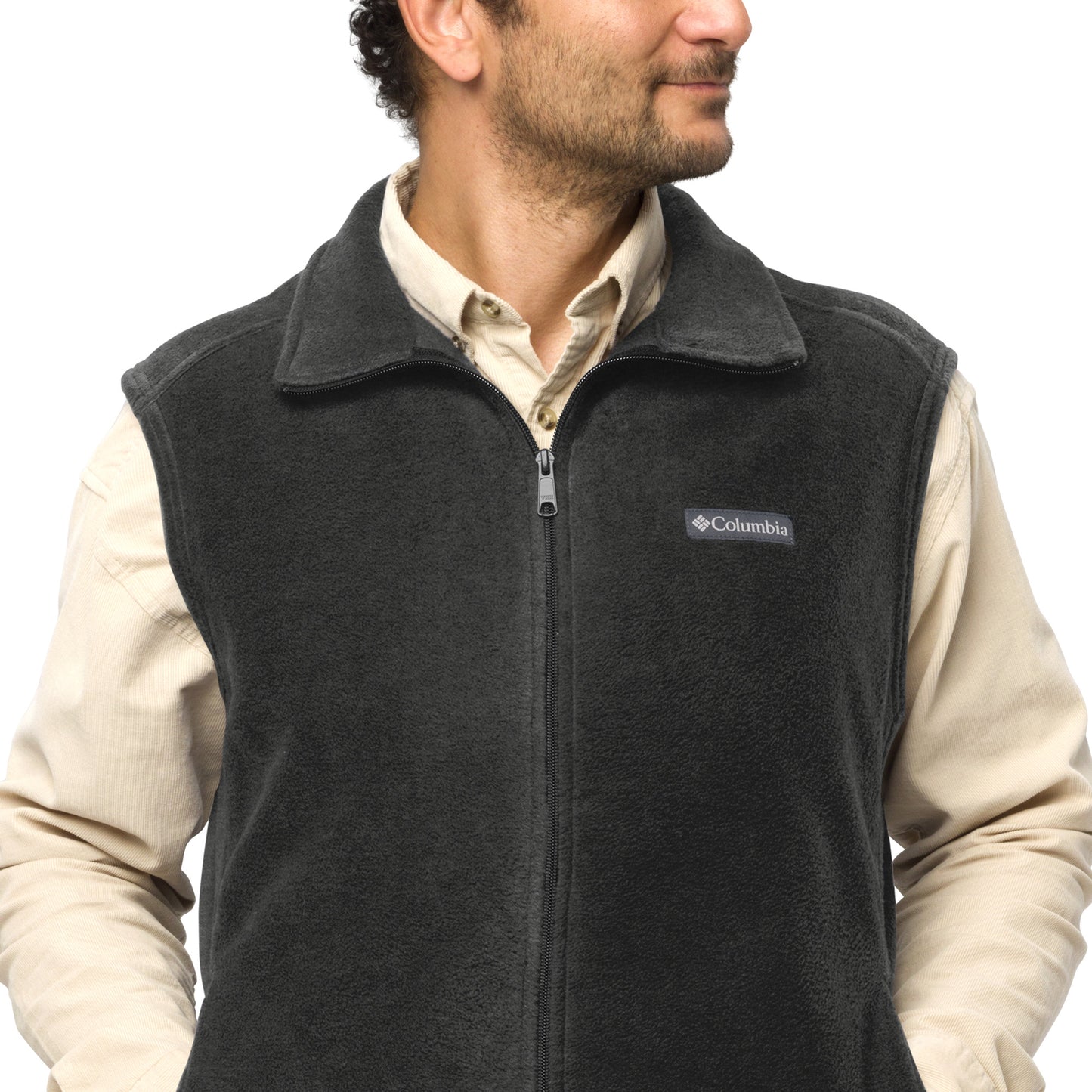 Men’s Columbia fleece vest - Yellow Paraglider